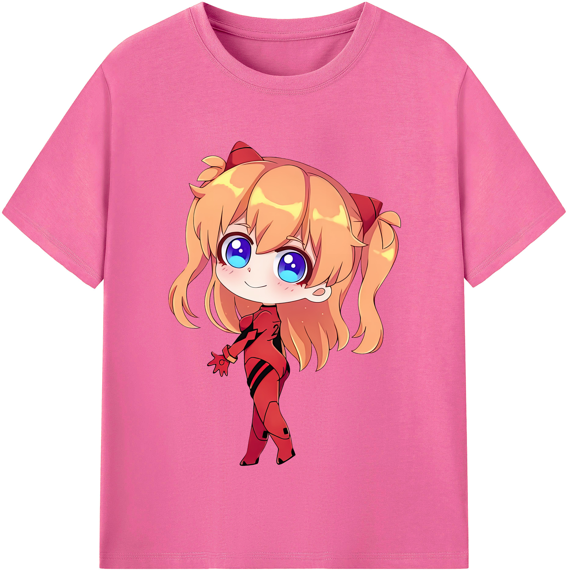 （画像用） EVA 新世紀エヴァンゲリオン レディースカジュアルプリントTシャツ（綿100％）